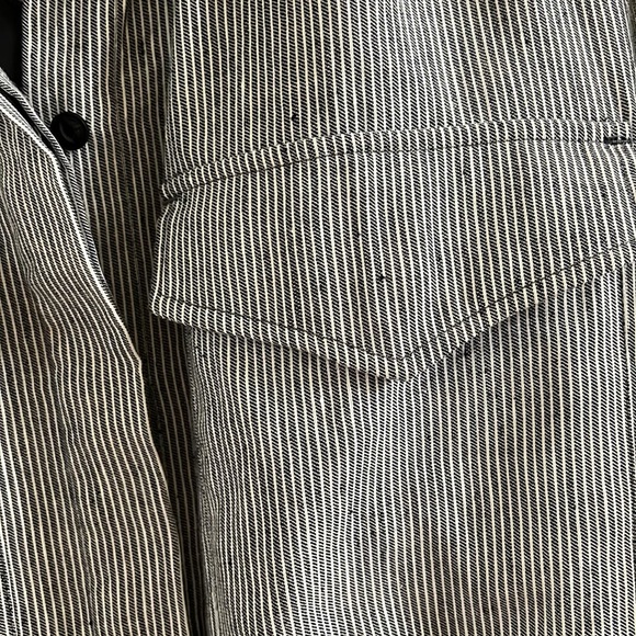 NWT🥼rag & bone Navy Stripe Surplus Romper SZ-10 - Picture 8 of 15